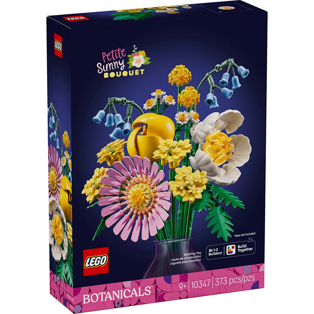 LEGO Botanicals Ramillete Rayos de Sol 10347: Set de construcción de 373 piezas - Edad 9+