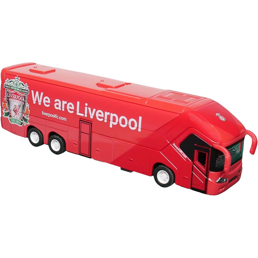 Liverpool FC Autobús Oficial del Equipo Miniatura de Colección 16263, vehículos de colección
