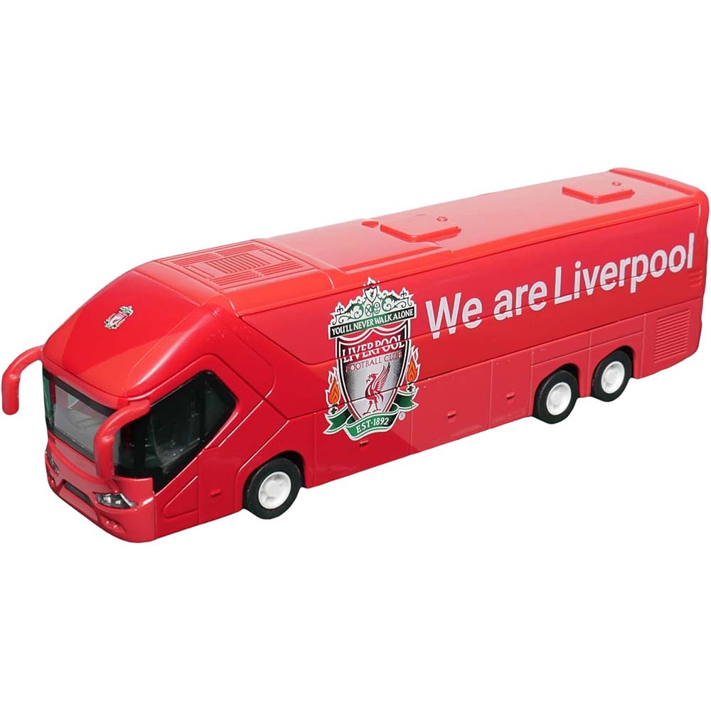 Liverpool FC Autobús Oficial del Equipo Miniatura de Colección 16263, vehículos de colección