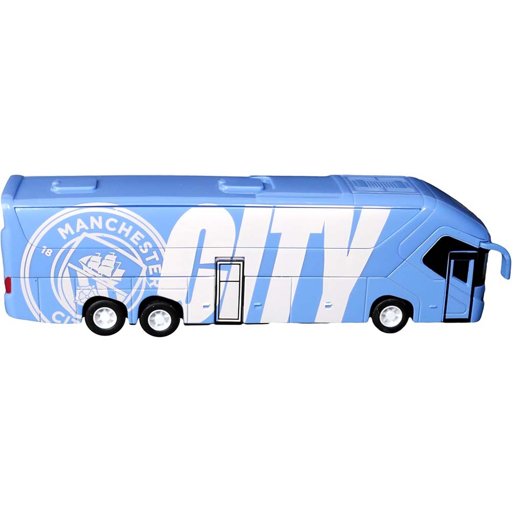 Manchester City FC Autobús Oficial del Equipo Miniatura de Colección 16270, vehículos de colección