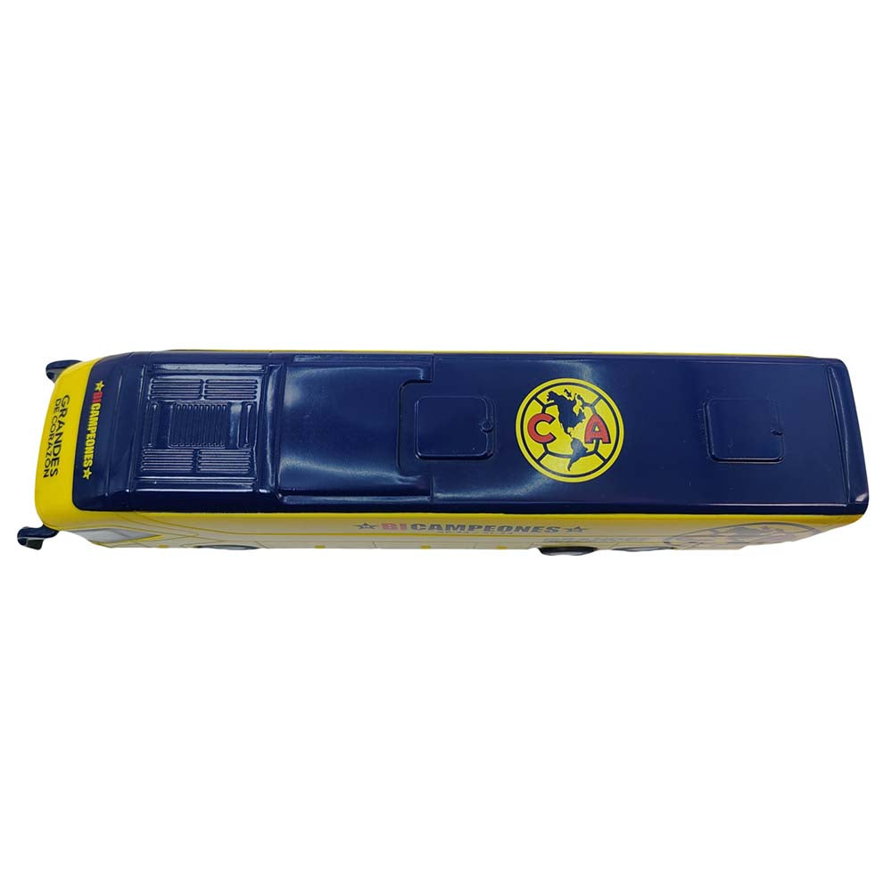 Club América Bicampeones Autobús Oficial del Equipo Miniatura de Colección 16287, vehículos de colección