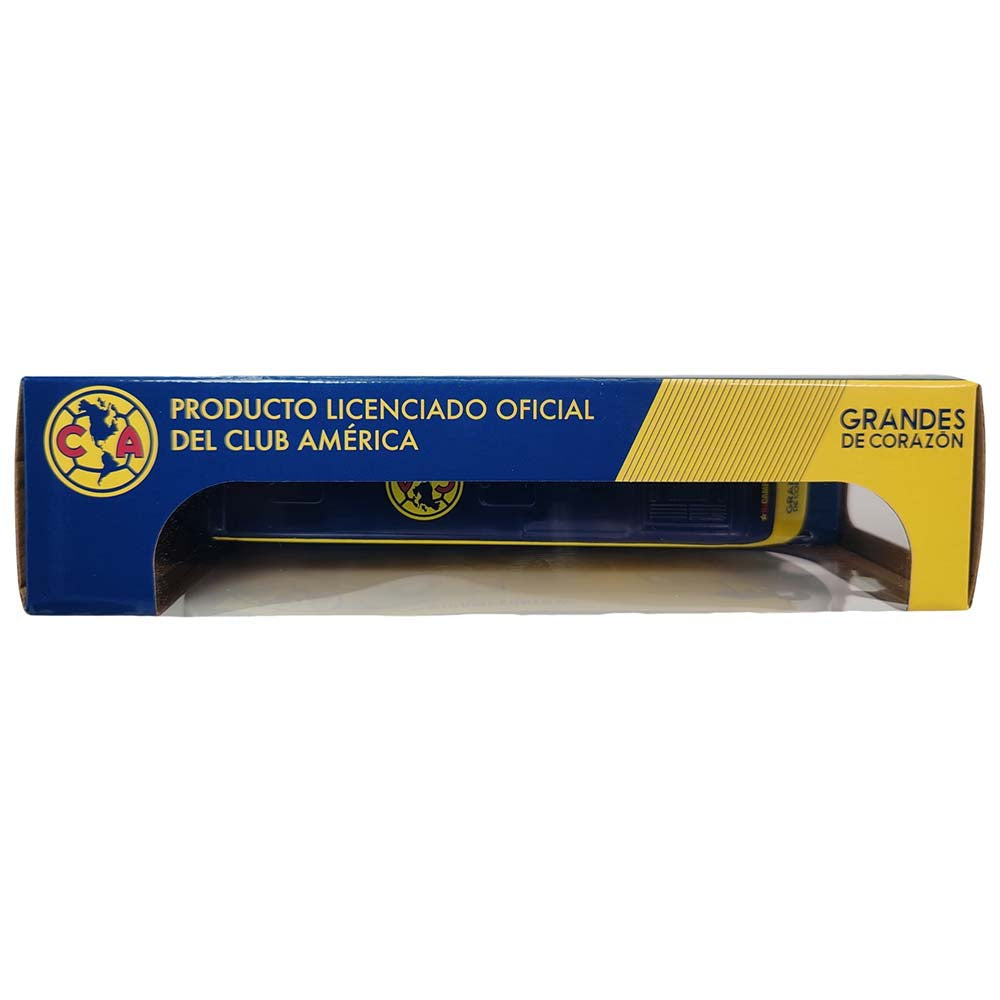 Club América Bicampeones Autobús Oficial del Equipo Miniatura de Colección 16287, vehículos de colección