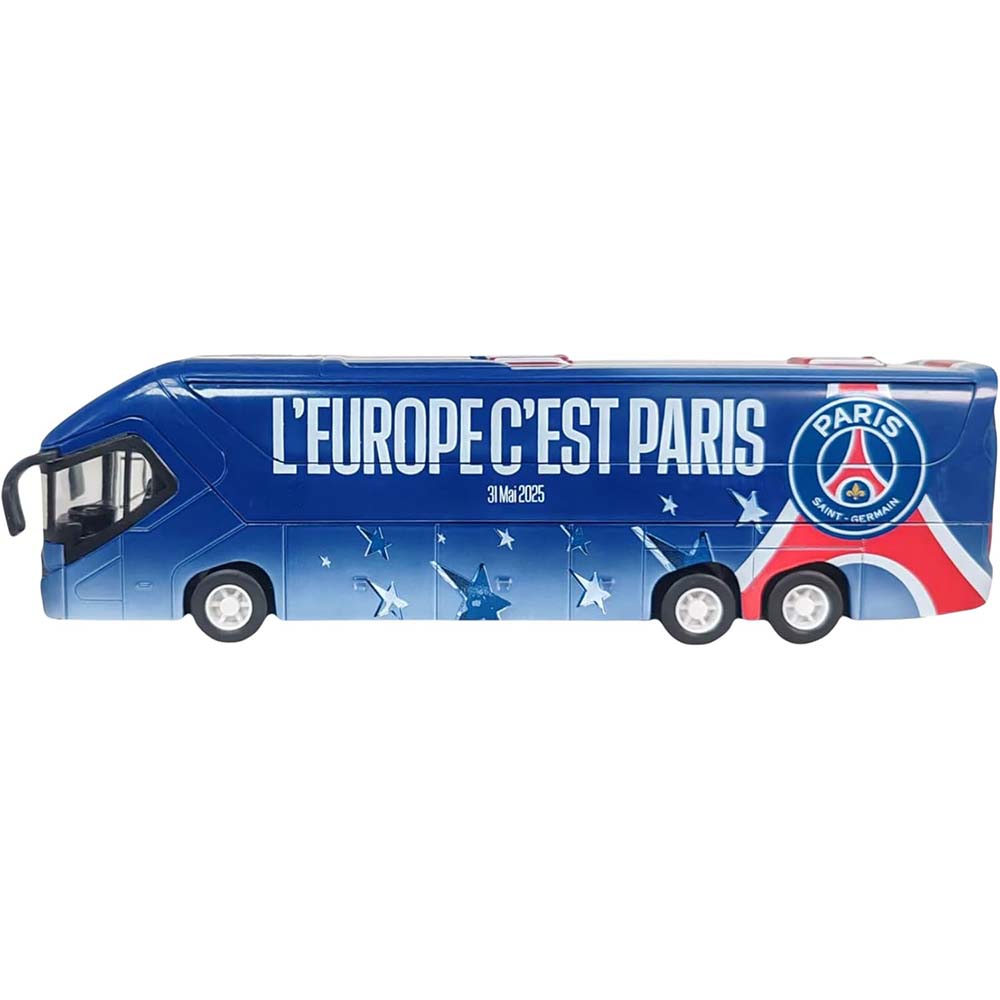Paris Saint-Germain (PSG) Autobús Oficial del Equipo Miniatura de Colección 16751, vehículos de colección