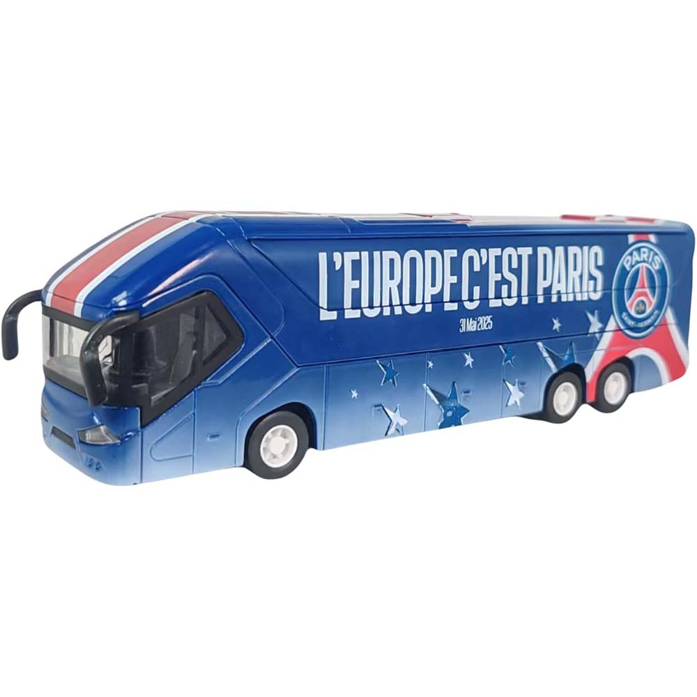 Paris Saint-Germain (PSG) Autobús Oficial del Equipo Miniatura de Colección 16751, vehículos de colección
