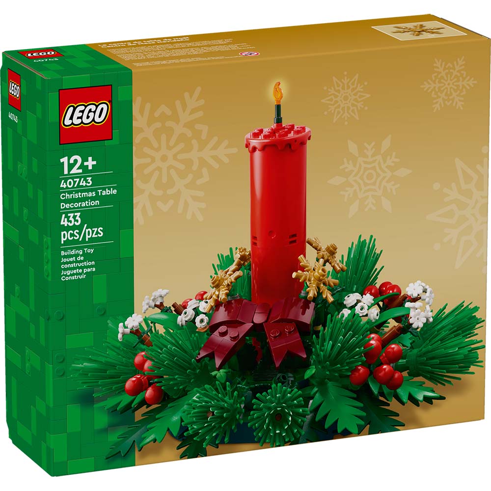 LEGO Seasons And Occasions Centro De Mesa Navideño 40743, sets de construcción