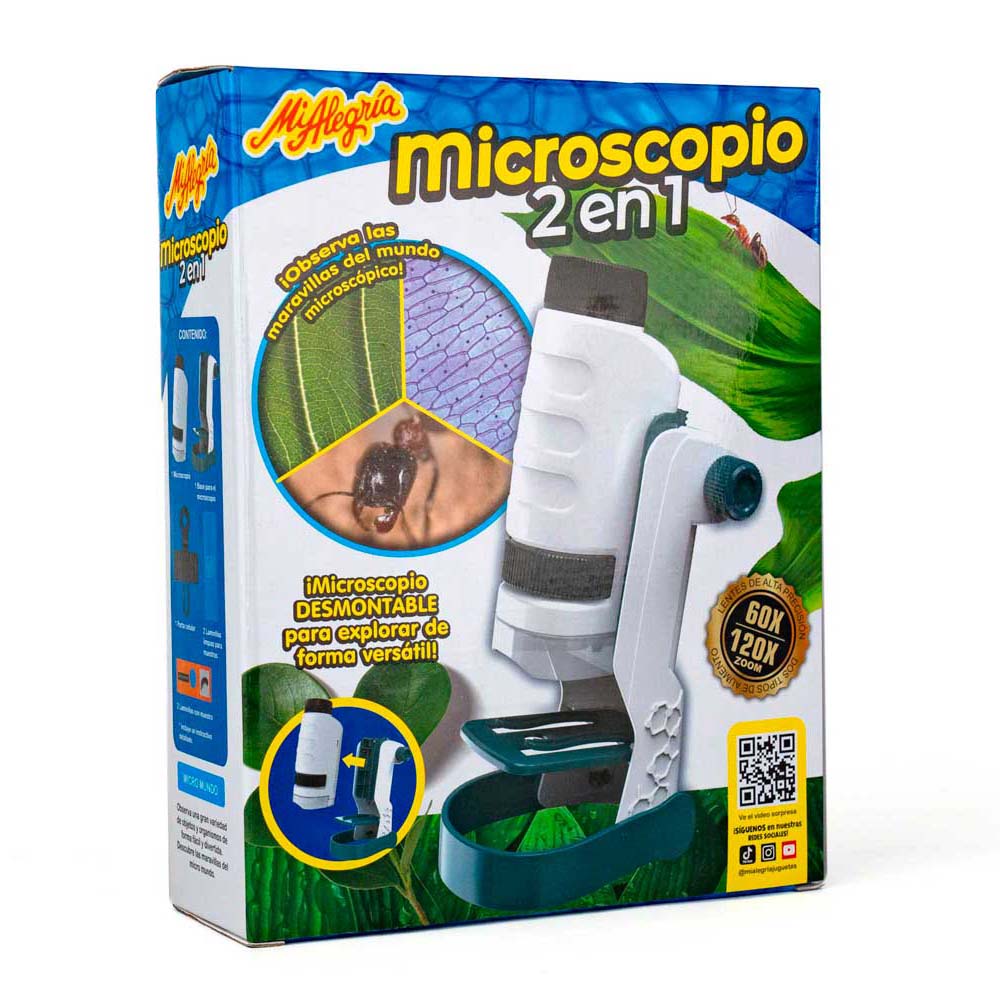 Mi Alegría Microscopio 2 en 1 2222: Kit de manualidades - Edad 4+