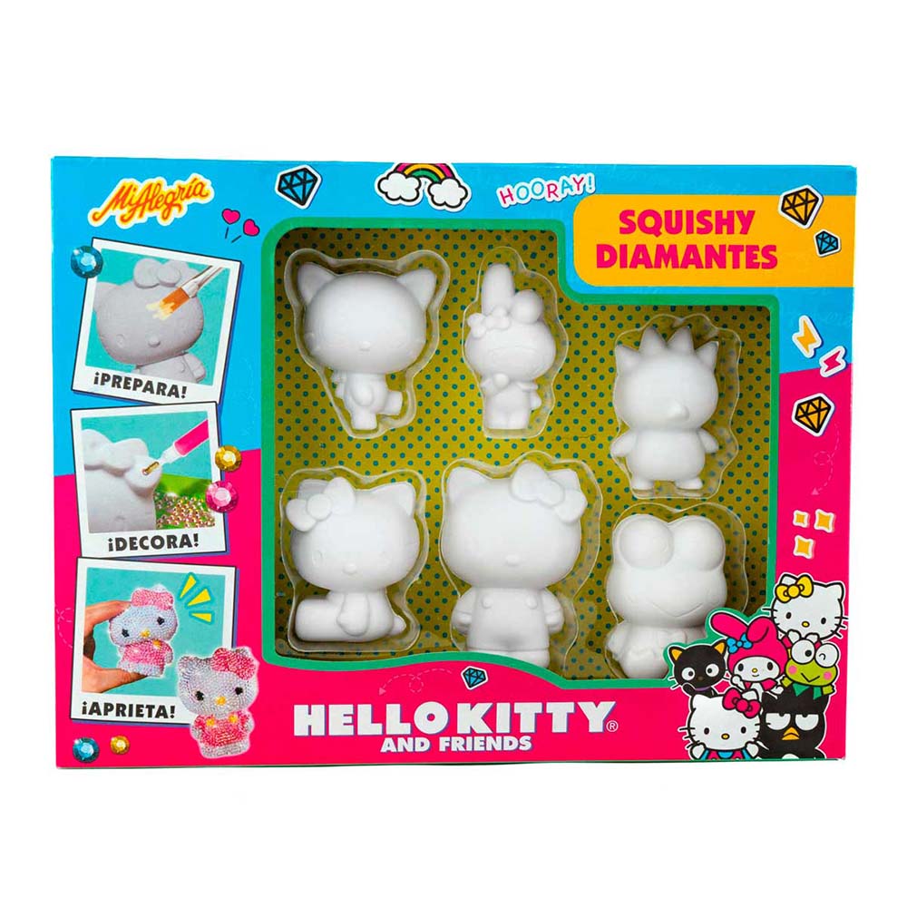 Mi Alegría Fabrica de Skuishies Diamantes y Amigos 2401: Kit de manualidades - Edad 4+