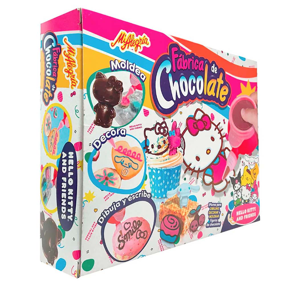 Fábrica de Chocolates Hello Kitty Mi Alegría Crea y Saborea, manualidades y creatividad
