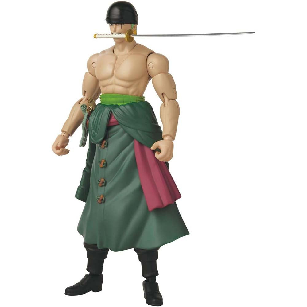 Anime Heroes One Piece - Roronoa Zoro Estilo Tres Espadas 6.5" 36930, figuras de acción