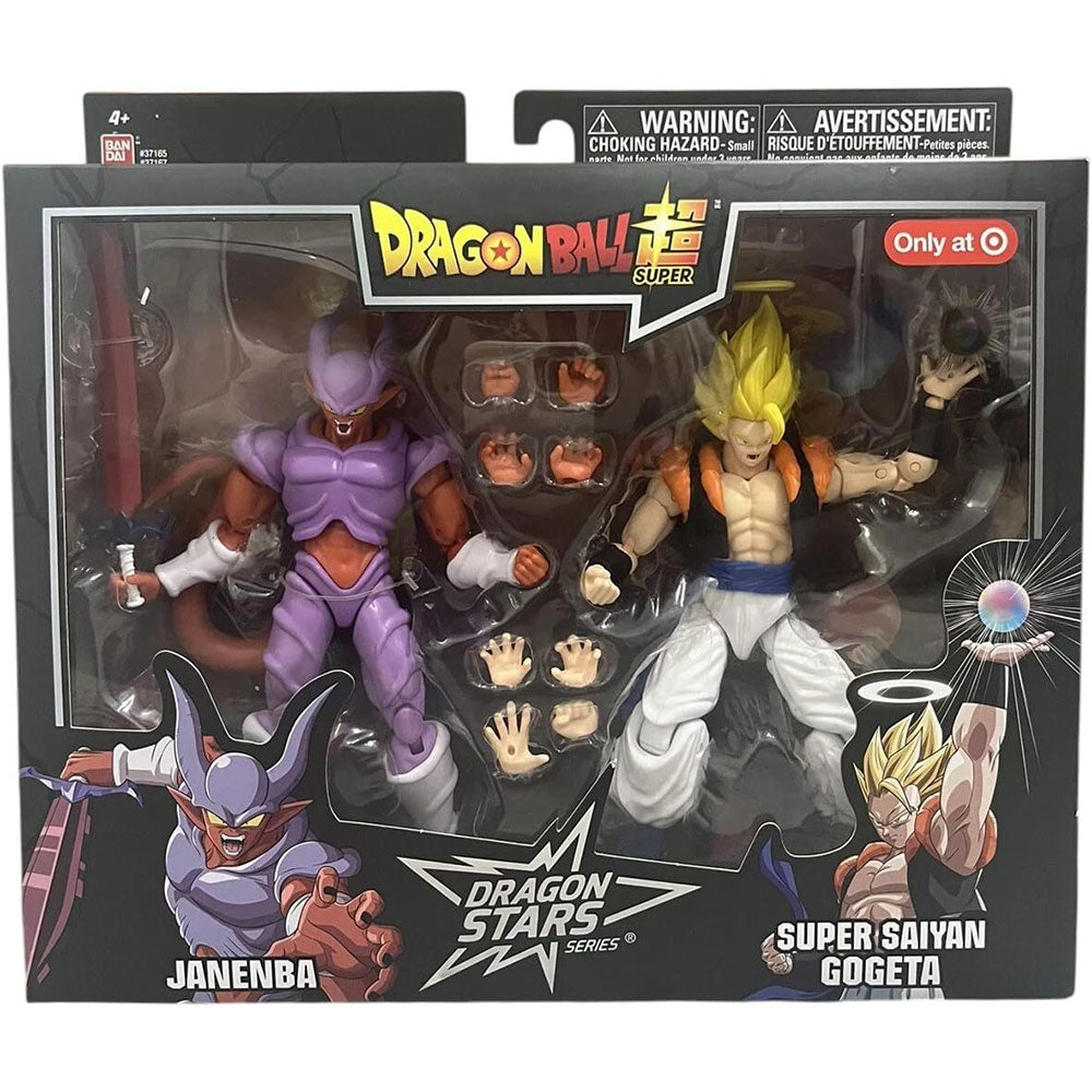 Dragon Stars Battle Pack 2 Janenba vs Super Saiyan Gogeta 37165, figuras de acción