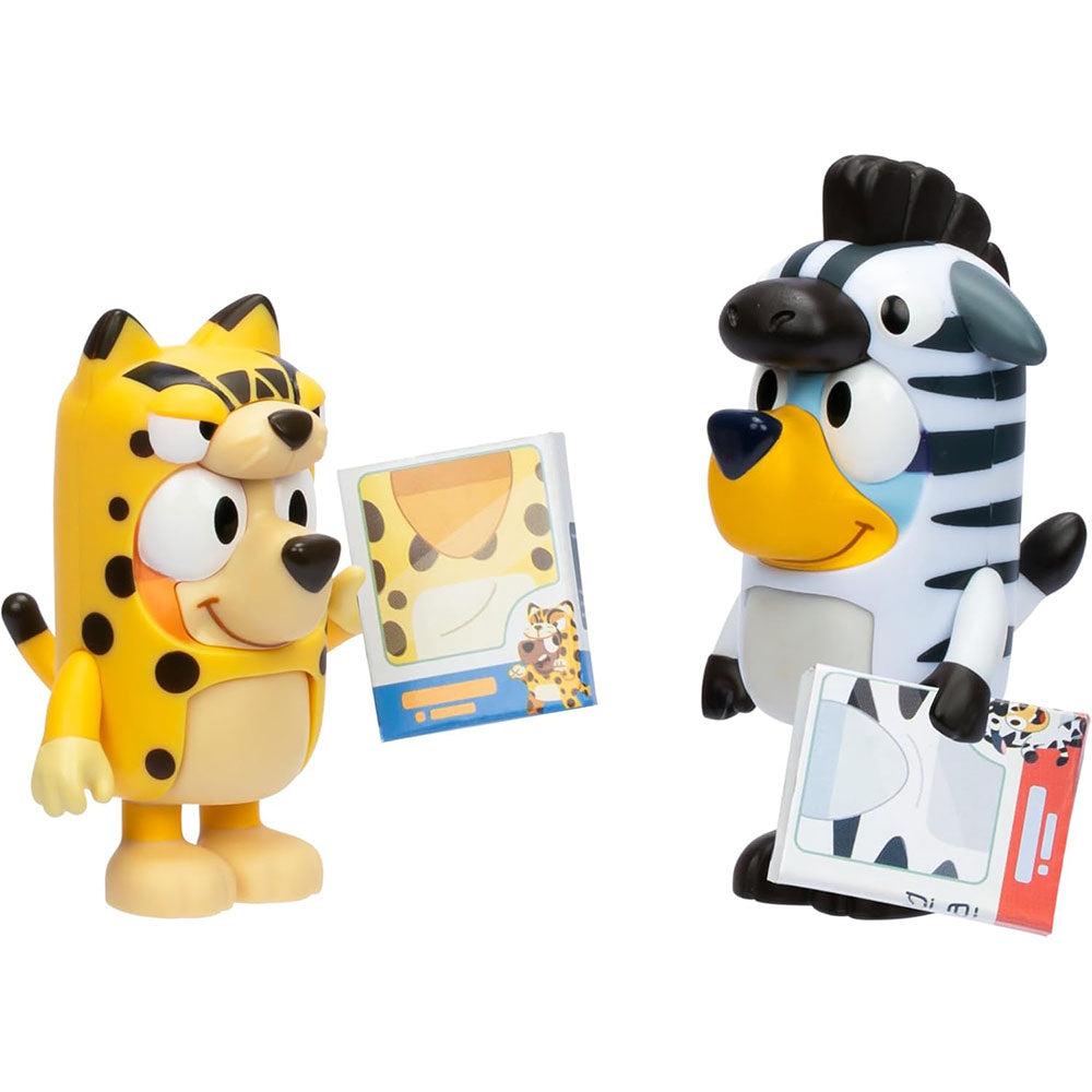 Bluey Figuras 2pk - Animal Costumes 87458, figuras de colección