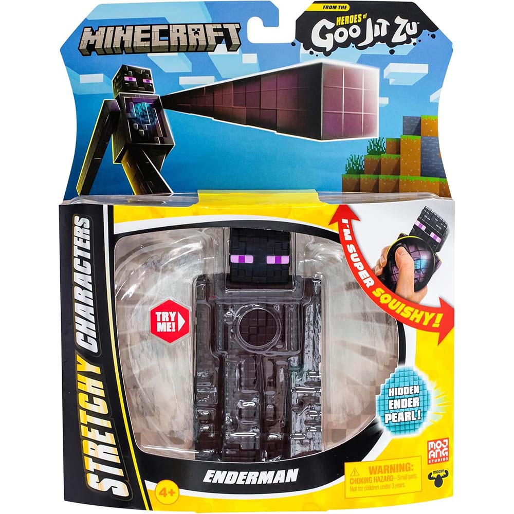 Goo Jit Zu Minecraft Enderman 15029, figuras de acción