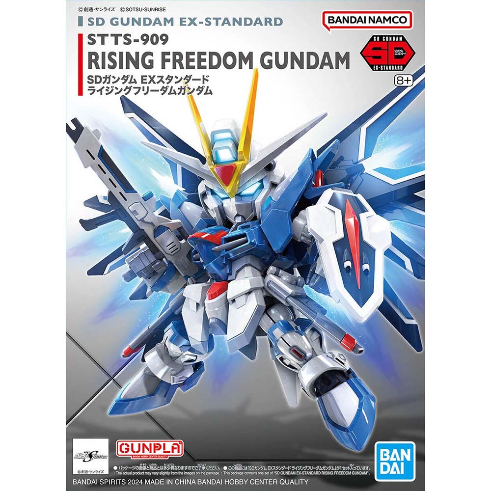 Bandai SD Gundam EX Standard Rising Freedom Gundam 2687867, modelos para armar
