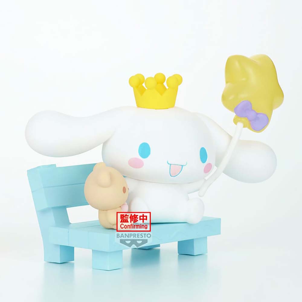 Banpresto - Sanrio Characters Nakayoshi Memories Hello Kitty & Cinnamoroll (B: Cinnamoroll), figuras de colección