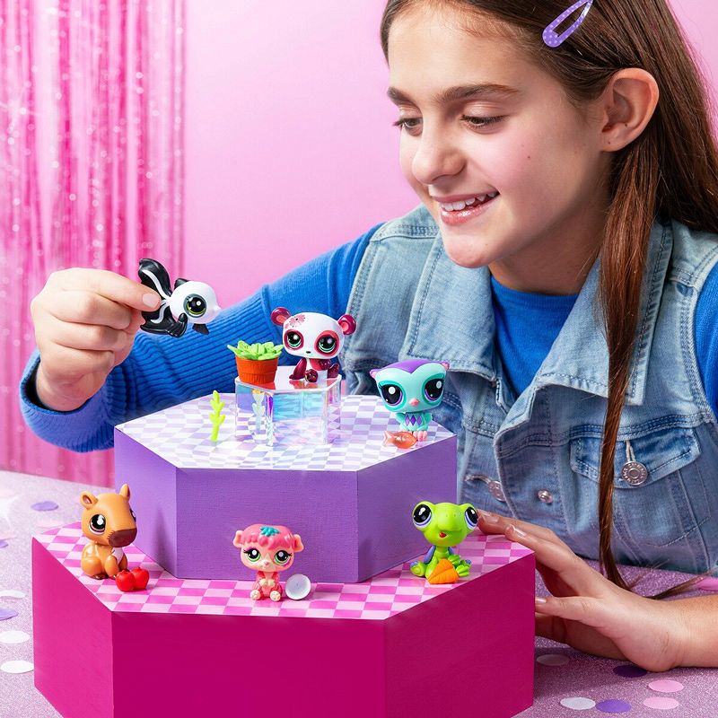 Littlest Pet Shop serie 3 Mascota #135 Labrador 32097, figuras de animales