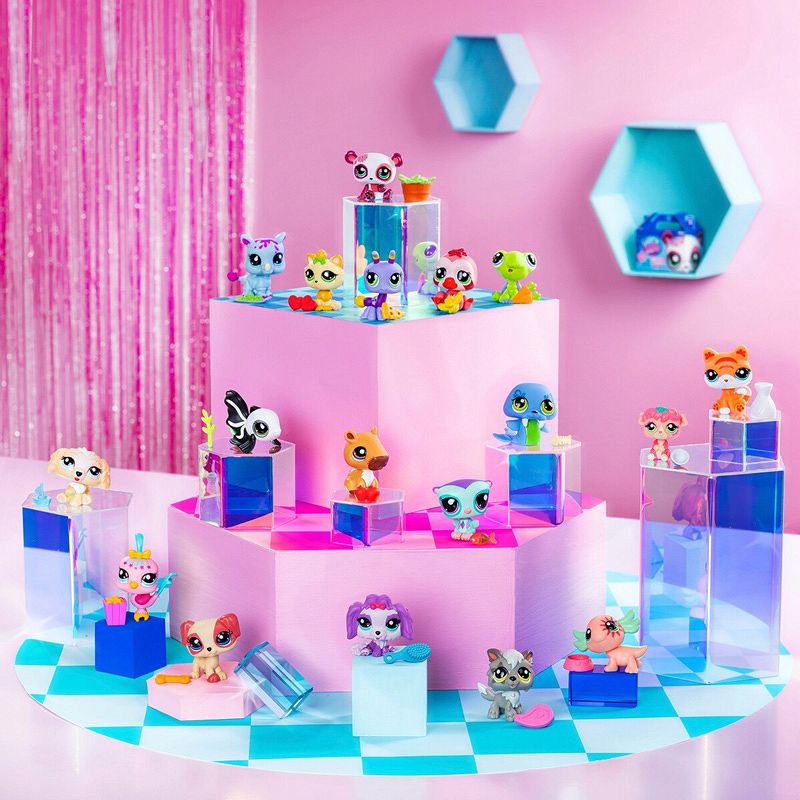 Littlest Pet Shop serie 3 Mascota #135 Labrador 32097, figuras de animales