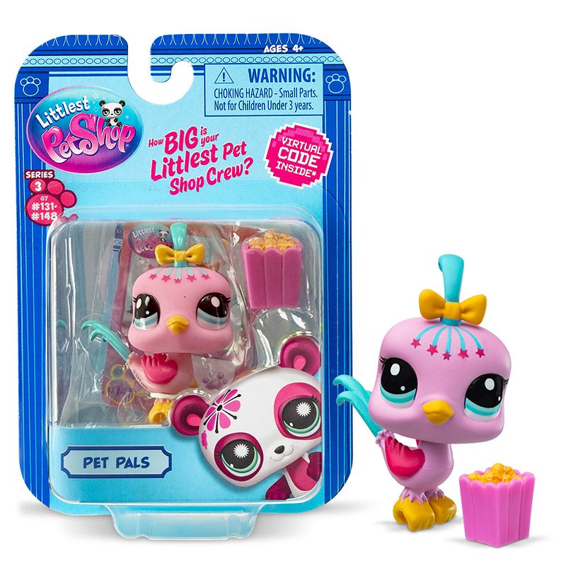 Littlest Pet Shop Serie 3 Mascota #147 Codorniz 32059, figuras de animales