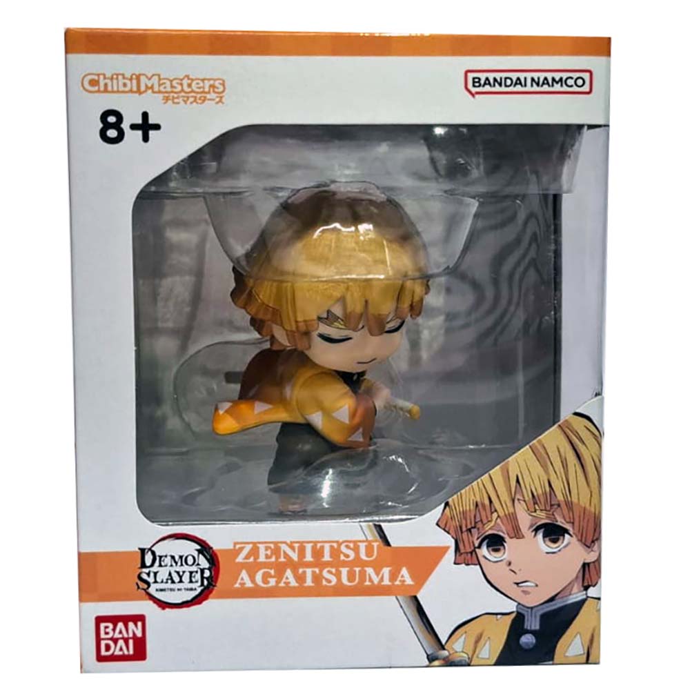 Bandai Chibi Masters Zenitsu Agatsuma - Figura Anime Demon Slayer Collezionabile 5cm - 2