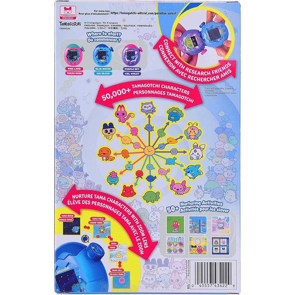 Tamagotchi Paradise Azul 43420, juguetes interactivos