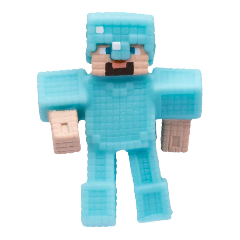 Heroes of Goo Jit Zu Minecraft Mini Figure - Diamond Armor Steve 35072, figuras de acción