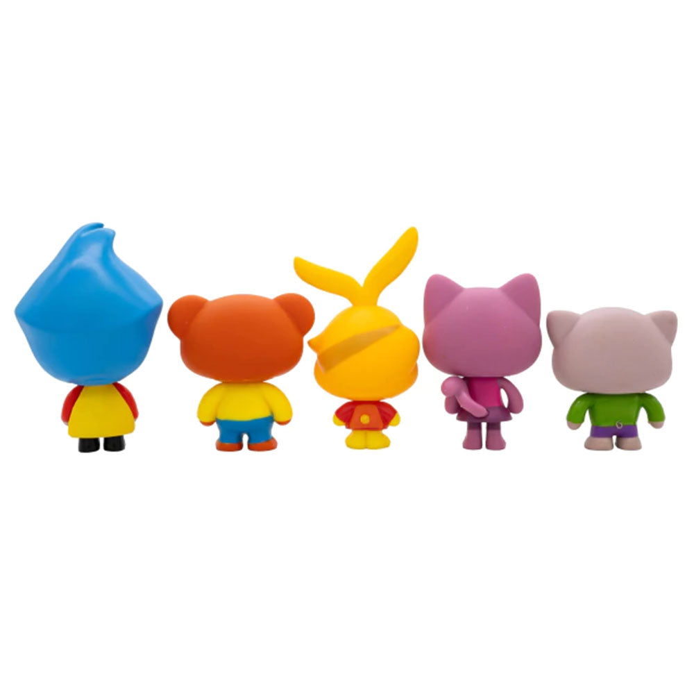 Plim Plim y sus Amigos Pack de 5 Figuras 85043, figuras de acción y colección