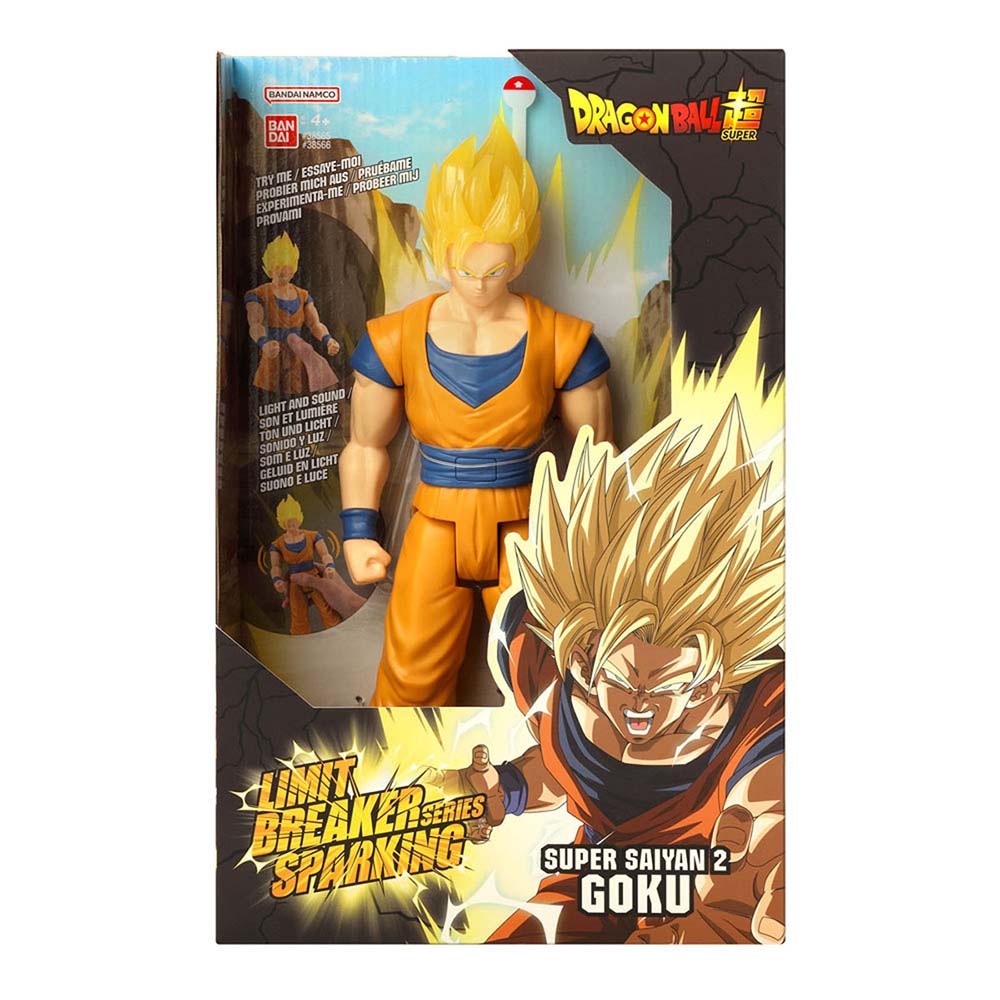 Limit Breaker Series Dragon Ball Super Saiyan 2 Goku Sparking de 30 cm, figuras de acción
