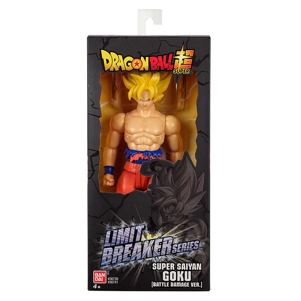 Dragon Ball Limit Breakers Super Saiyan Goku Battle Damage Version de 30 cm, figuras de acción