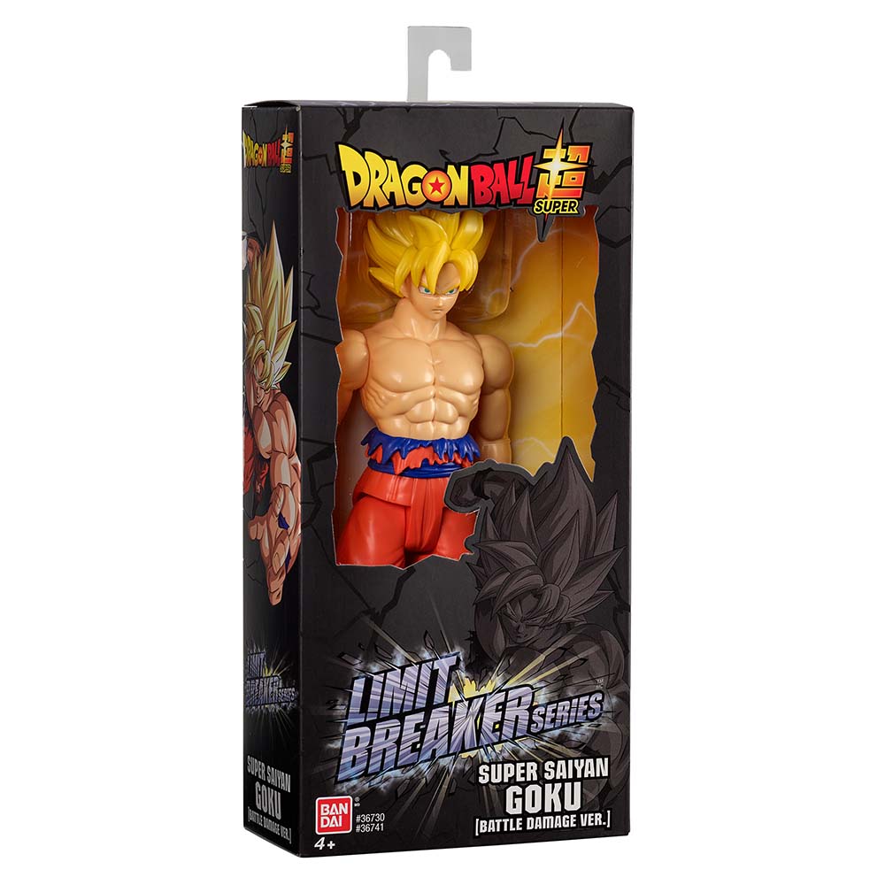 Dragon Ball Limit Breakers Super Saiyan Goku Battle Damage Version de 30 cm, figuras de acción