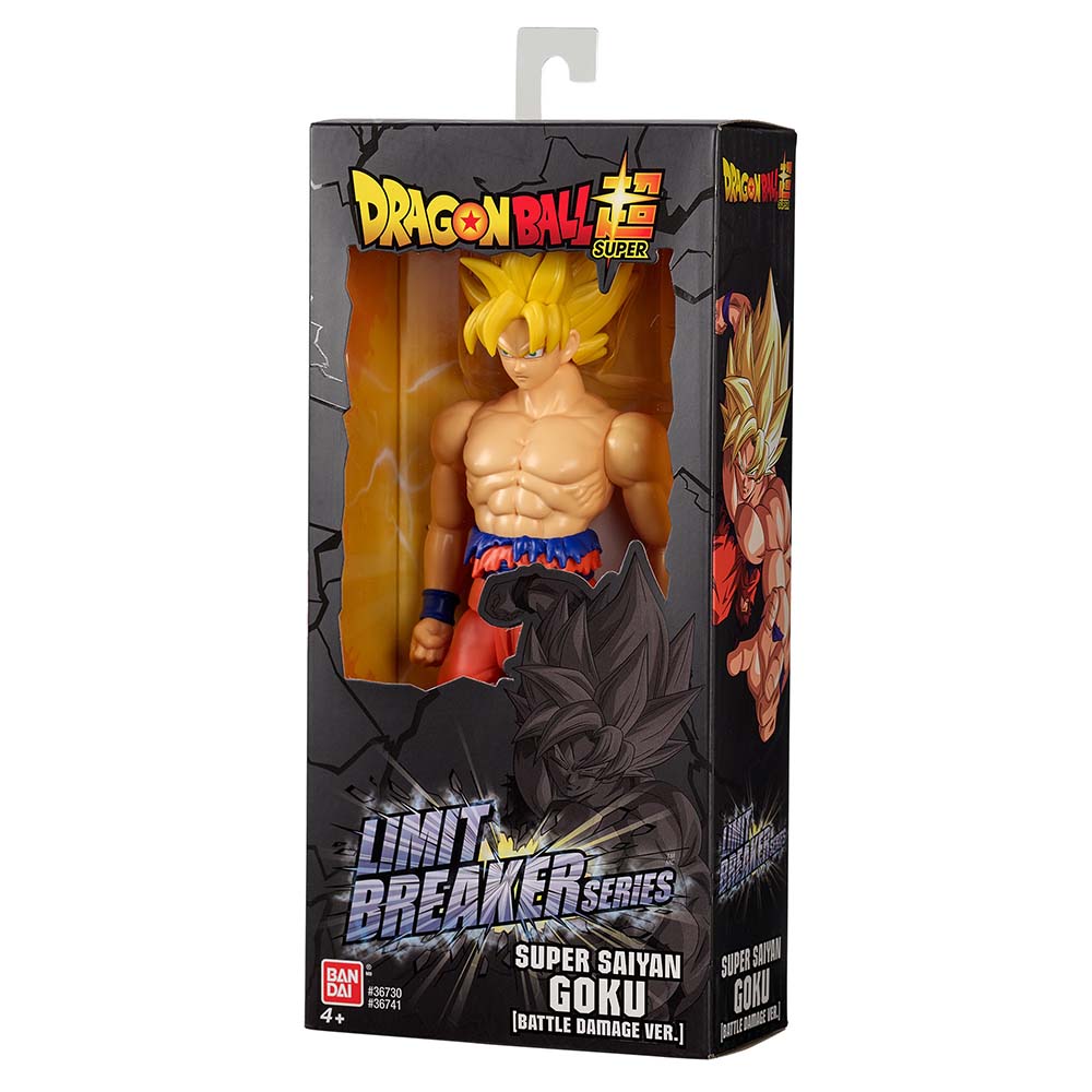 Dragon Ball Limit Breakers Super Saiyan Goku Battle Damage Version de 30 cm, figuras de acción