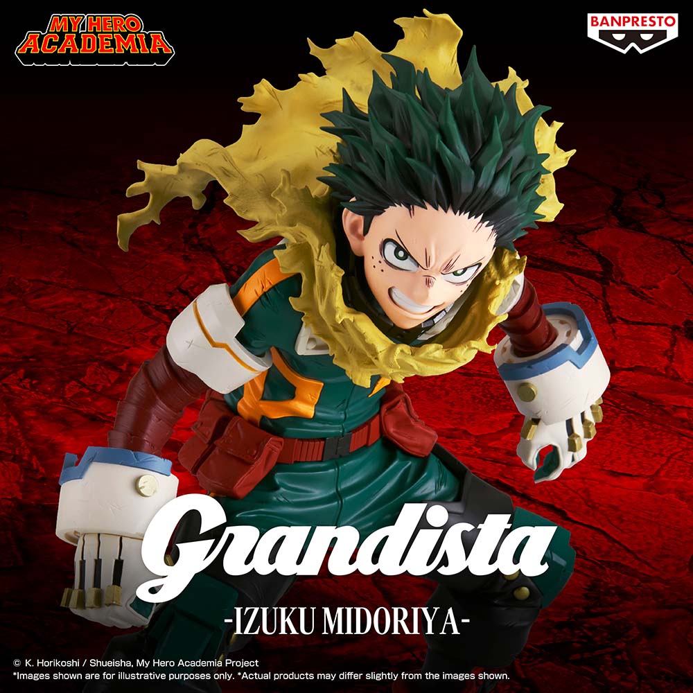 Banpresto My Hero Academia Izuku Midoriya Grandista, figuras de acción