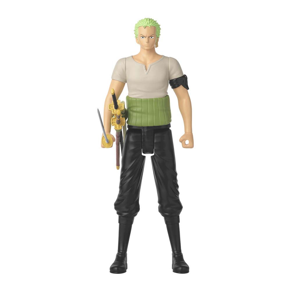 Bandai Anime Heroes Mega One Piece Roronoa Zoro de 30 cm, figuras de acción