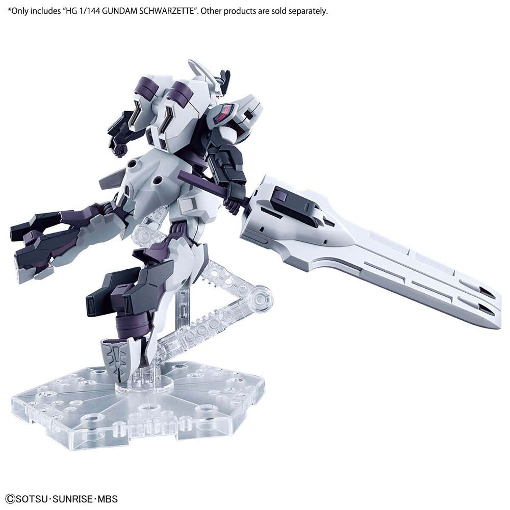 Bandai HG 1/144 Mobile Suit Gundam The Witch from Mercury 25 Gundam Schwarzette – Model Kit Gunpla, modelos para armar