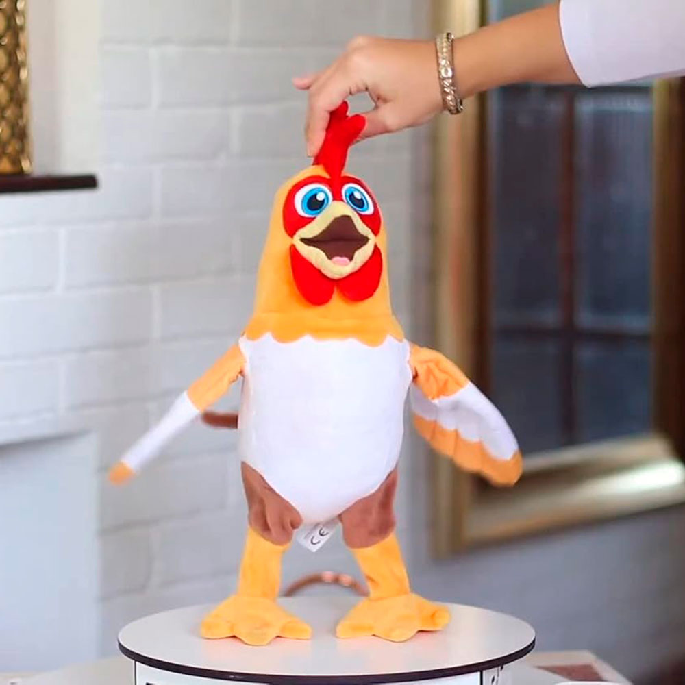 La Granja de Zenón: Peluche Interactivo Bartolito Bailarín de 40 cm con Canciones y Movimiento - Edad 2+