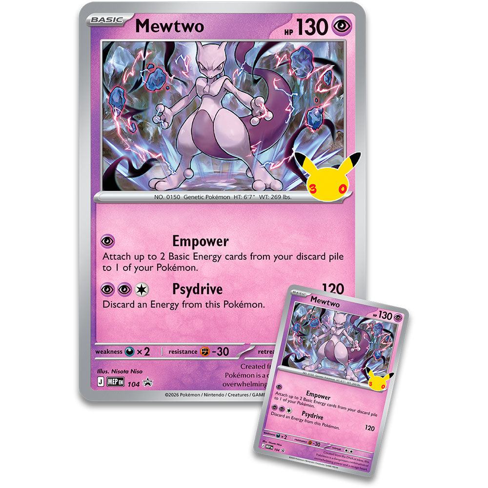 Pokémon TCG 30th Celebration Figure Collection (variante Mew o Mewtwo)