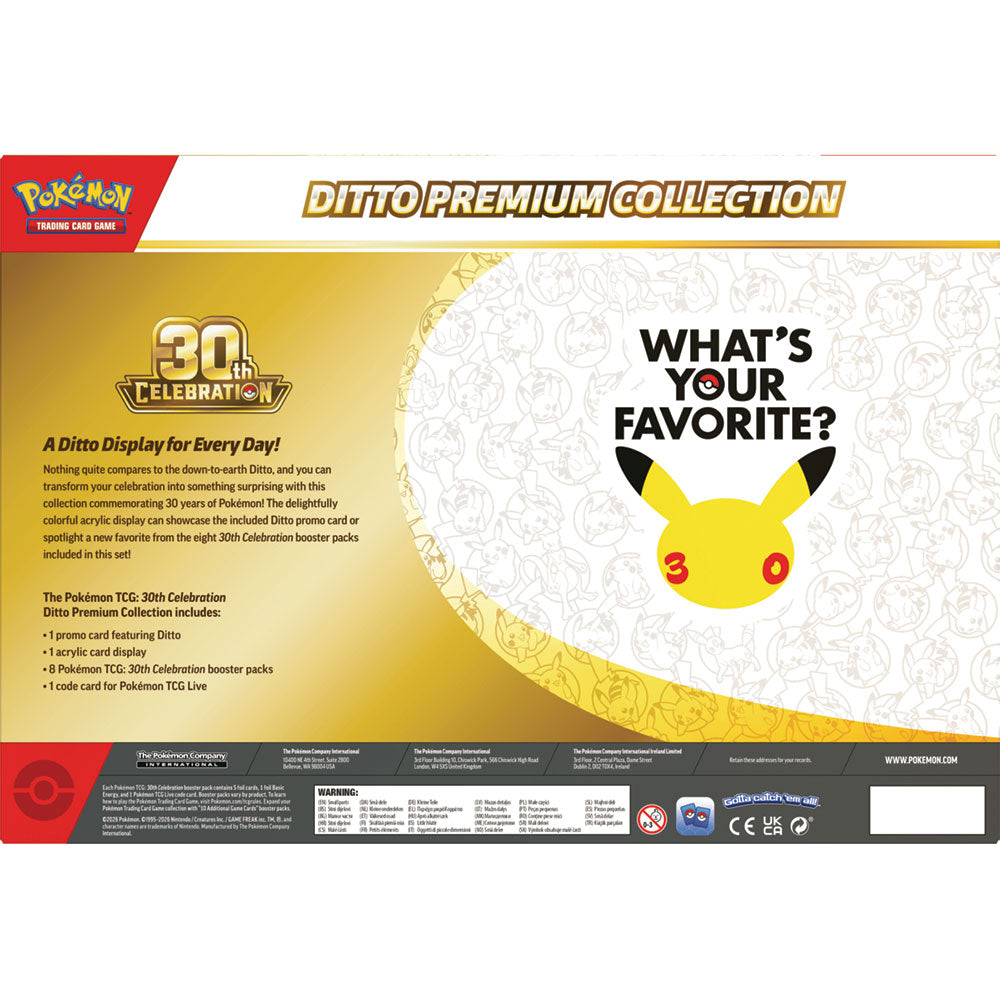 Pokémon TCG 30th Celebration Ditto Premium Collection