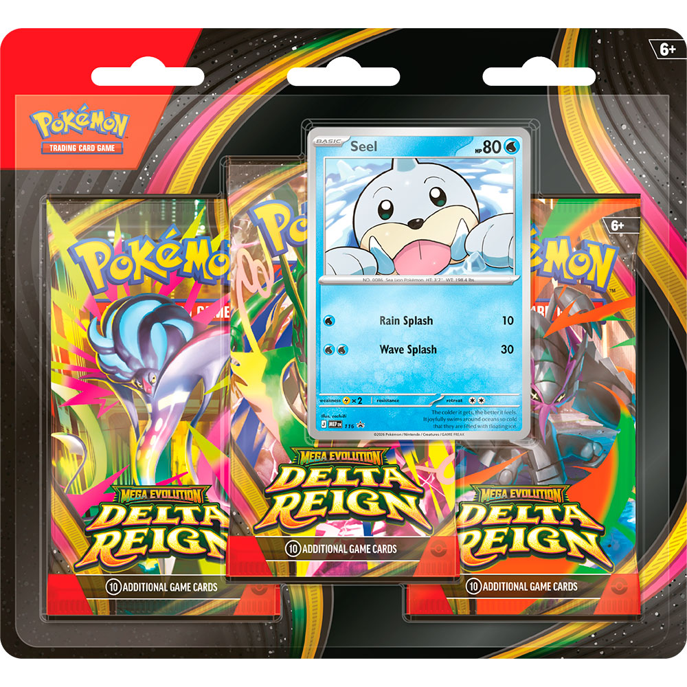 Pokémon TCG Mega Evolution Delta Reign 3-Pack Blister