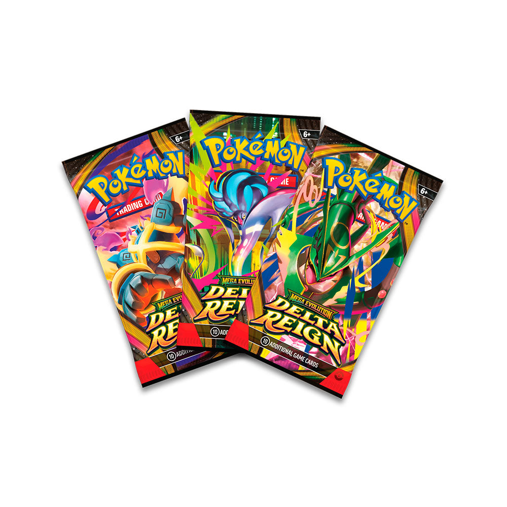 Pokémon TCG Mega Evolution Delta Reign 3-Pack Blister