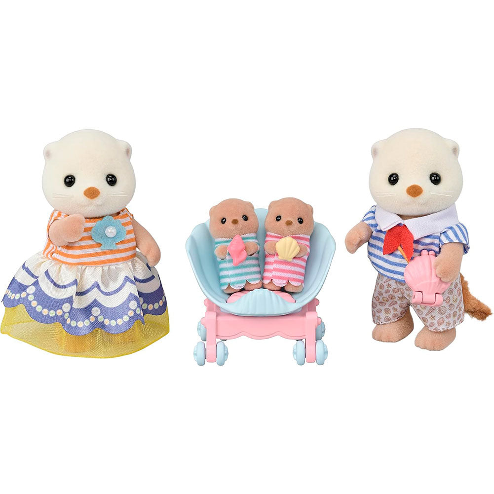 Sylvanian Families Familia Nutria Marina, figuras de acción y colección
