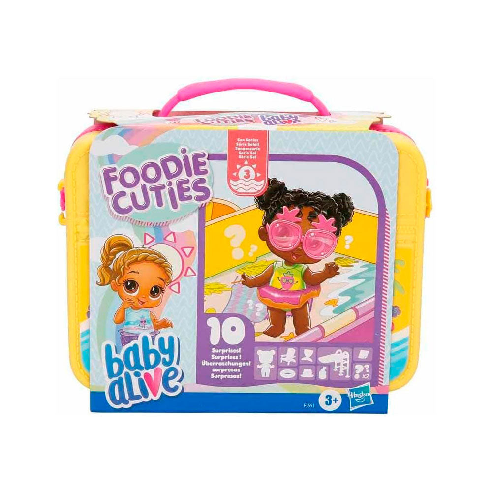 Baby Alive Foodie Cuties Amarillo F3551: Muñeca - Edad 3+