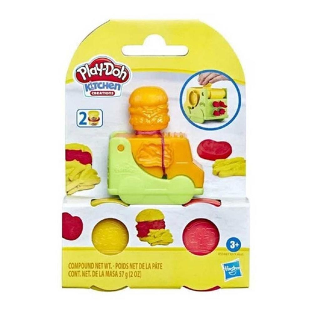 Play-Doh Mini Food Truck Playset Naranja F3571: Set de masa moldeable - Edad 3+
