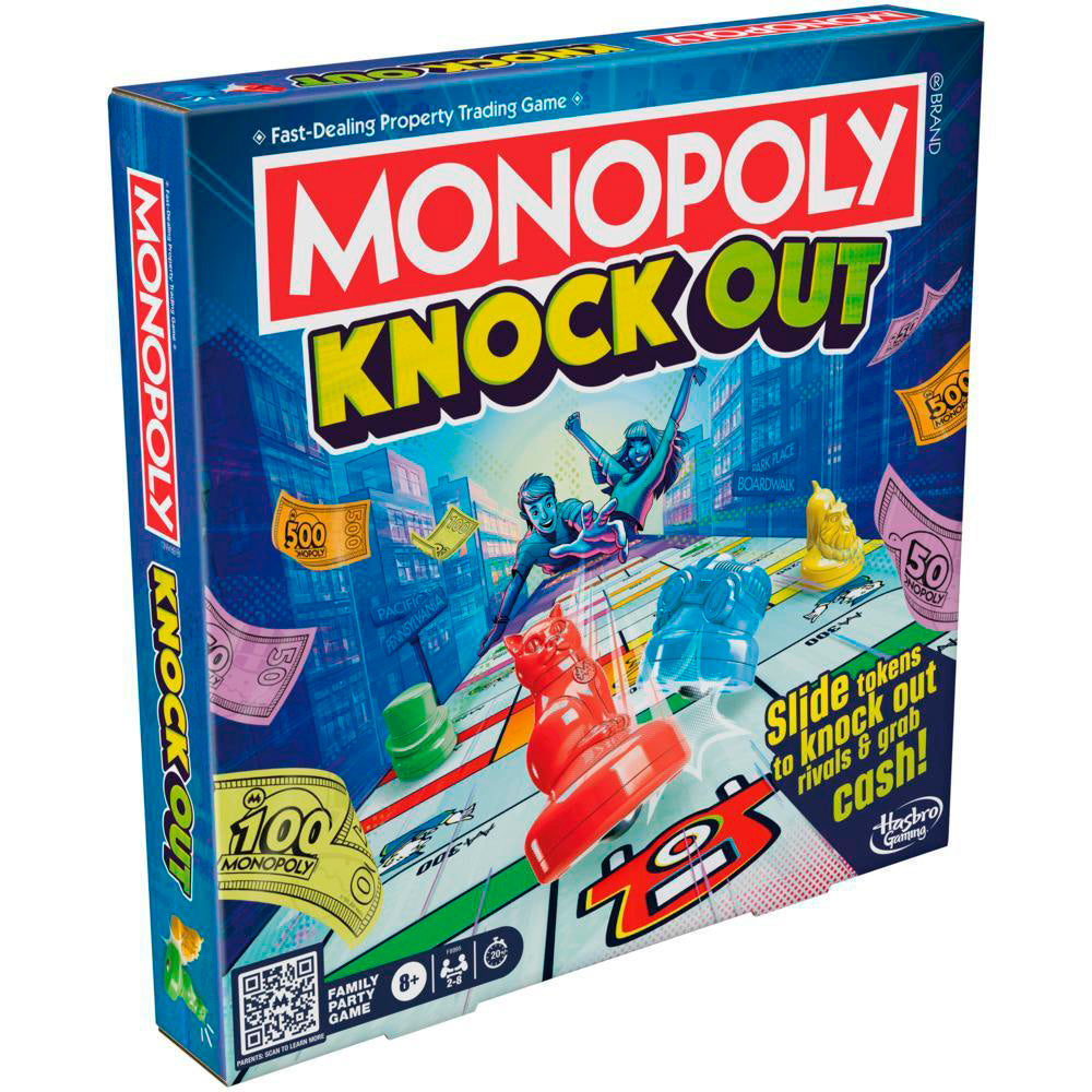 Monopoly Knockout F8995: Juego de mesa - Edad 8+