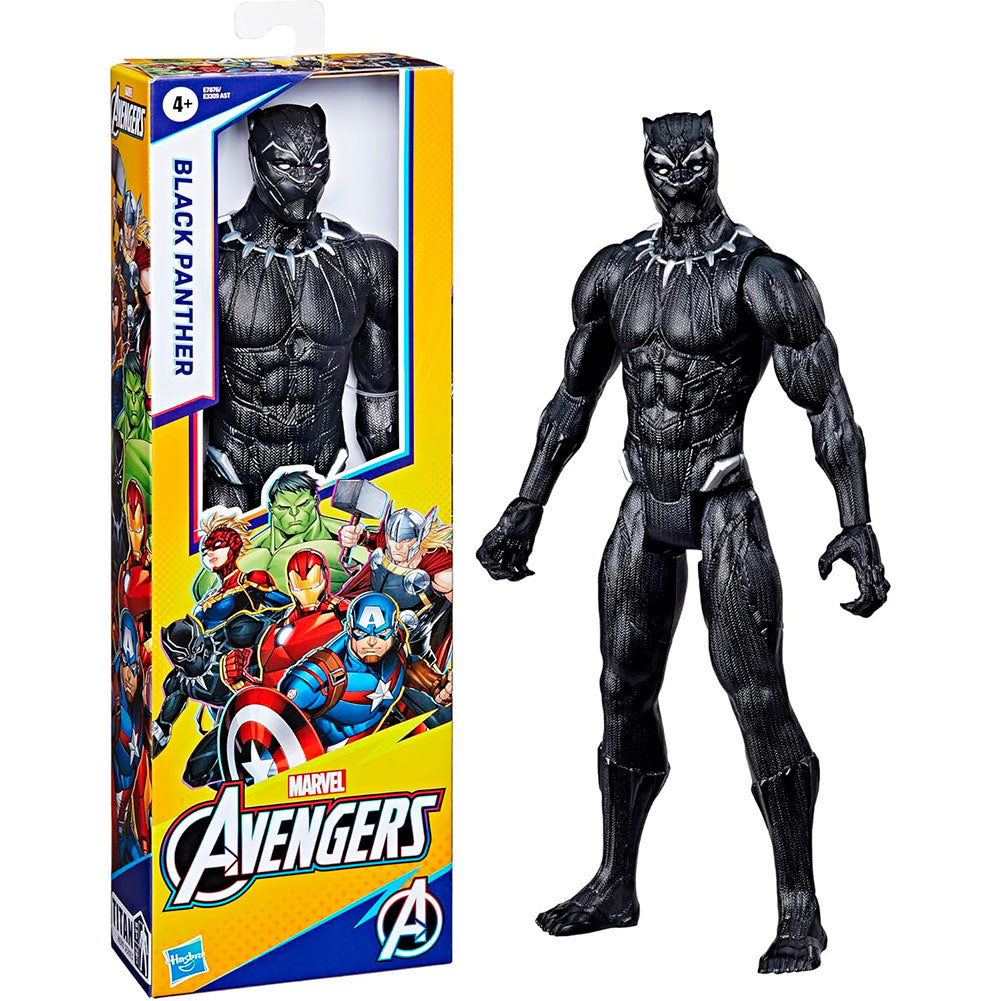 Marvel Avengers Titan Hero Series Pantera Negra 30 cm E7876, figuras de acción