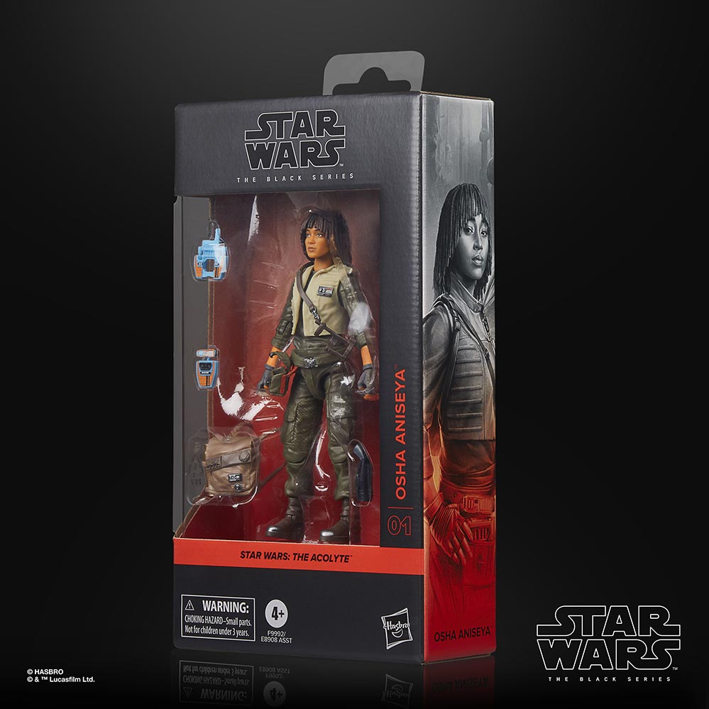 Star Wars The Black Series Osha Aniseya F9992: Figura de acción - Edad 4+