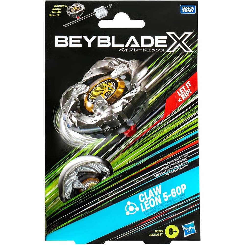 Beyblade X Claw Leon 5-60P G0175, trompos de combate