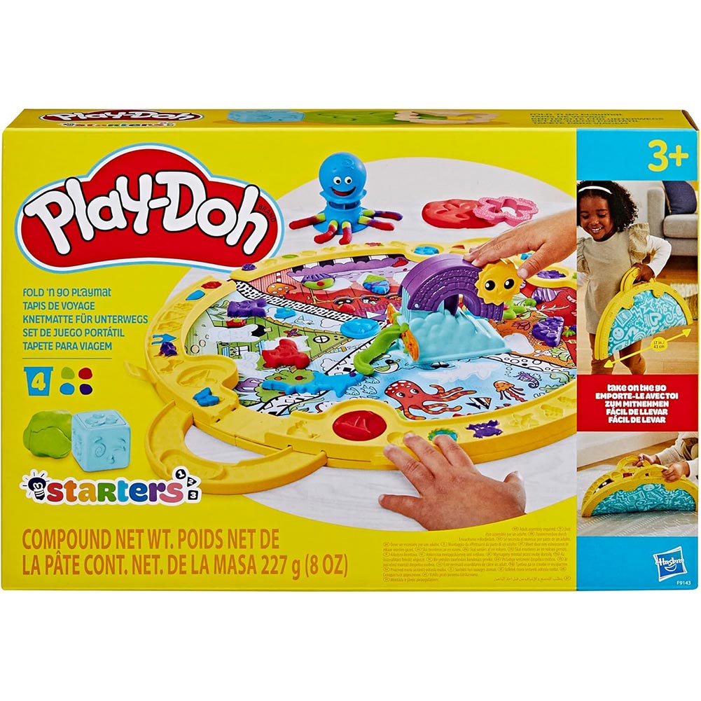 Play-Doh Starters Set De Juego Portátil F9143: Set de masa moldeable - Edad 3+