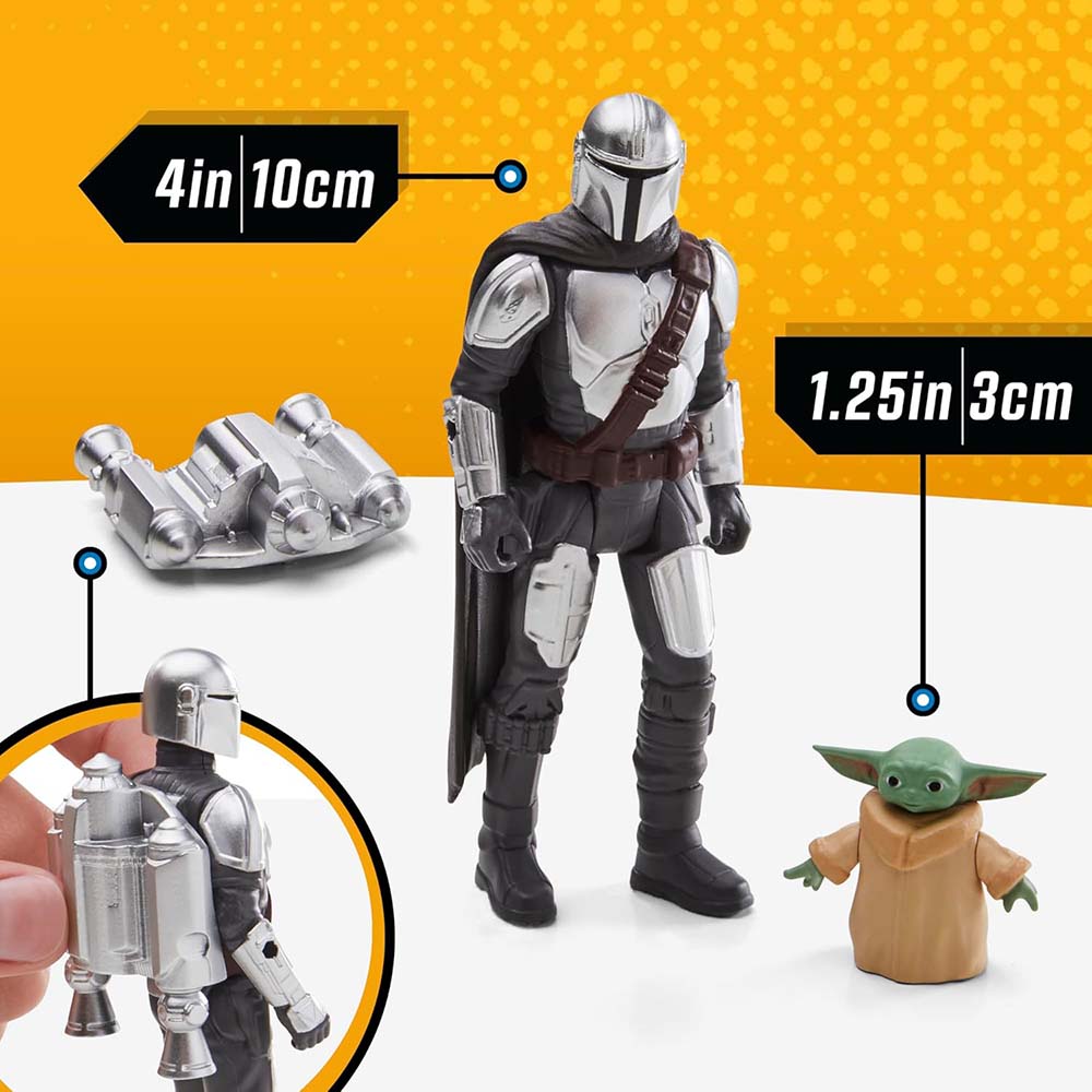 Star Wars Epic Hero Series The Mandalorian's N-1 Starfighter F9950: Figura de acción - Edad 4+