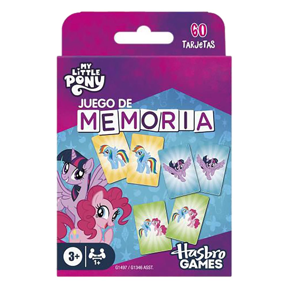 Hasbro Juego de Memoria My Little Pony G1346: Juego de mesa - Edad 12+