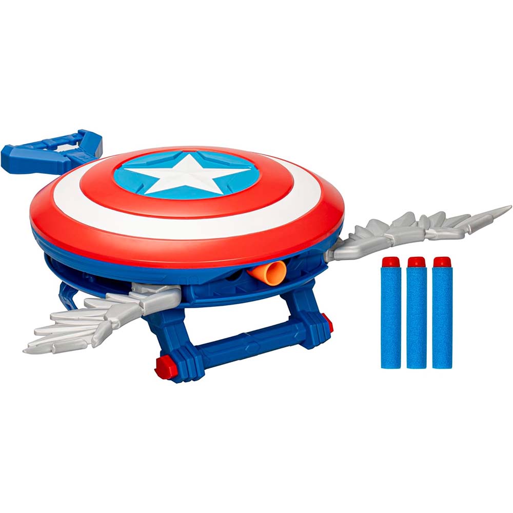 Marvel Studios Captain America Brave New World NERF Skyshot Blaster F9302