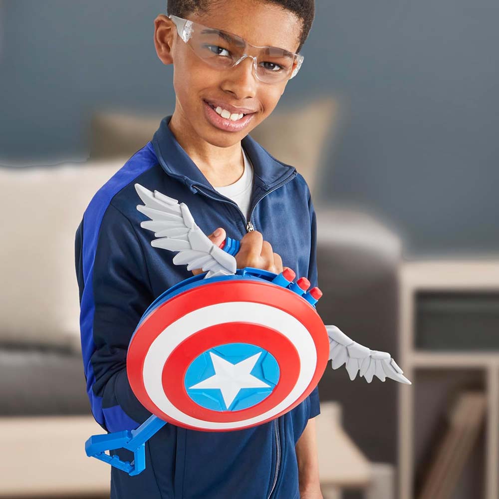 Marvel Studios Captain America Brave New World NERF Skyshot Blaster F9302