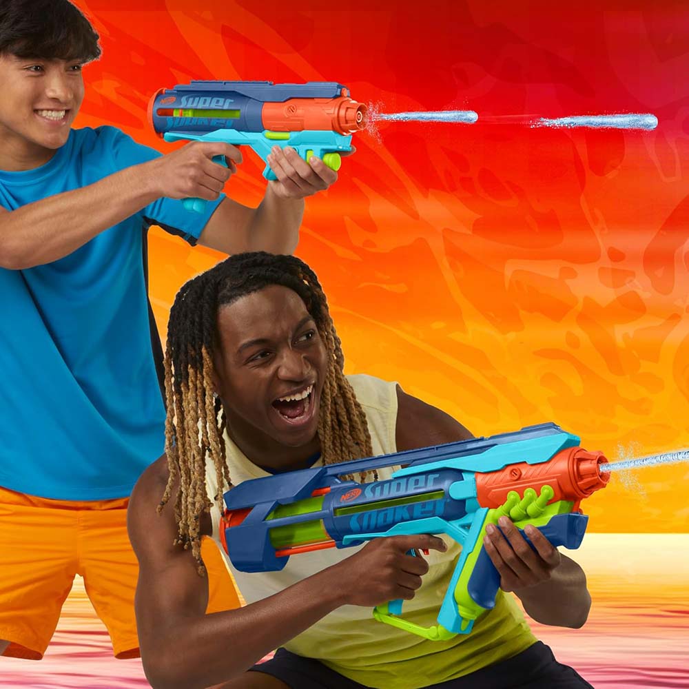 Nerf Super Soaker Power Drench G1116: Lanzador de agua - Edad 3+